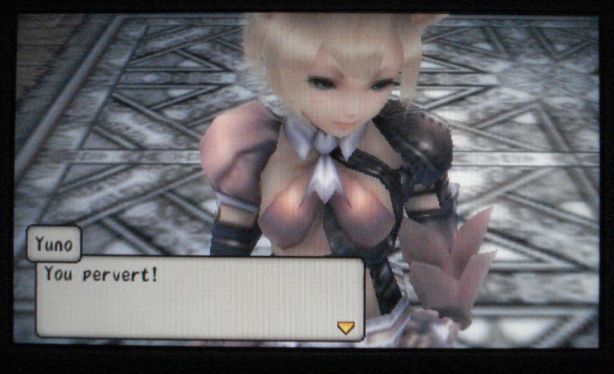 Yuno from Brave Story, angry